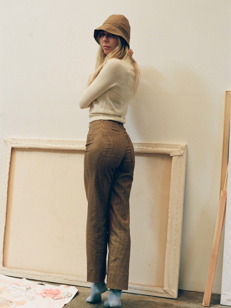 Maria Stanley Luna Pant 2.0 Pant - Houndstooth Prints / Size 4